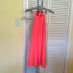 Asymmetrical Pink Dress